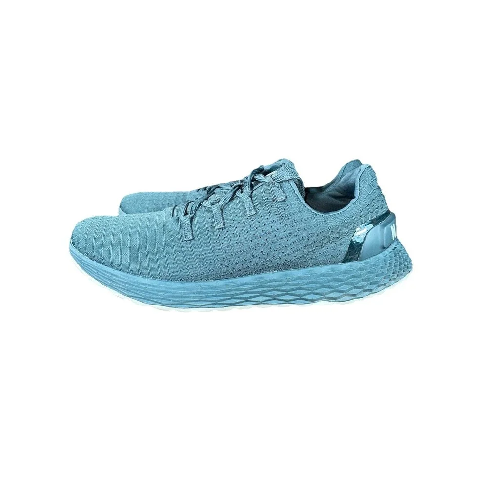 NOBULL Allday Ripstop Runner Shoes Men’s 7 Women’s 8.5 Green Slate Gum Soles